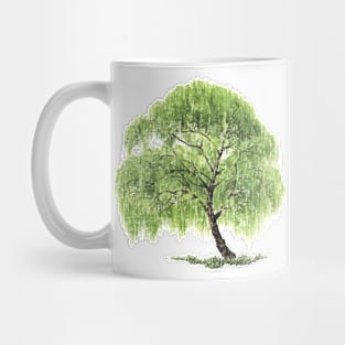 February birthday willow tree Mug